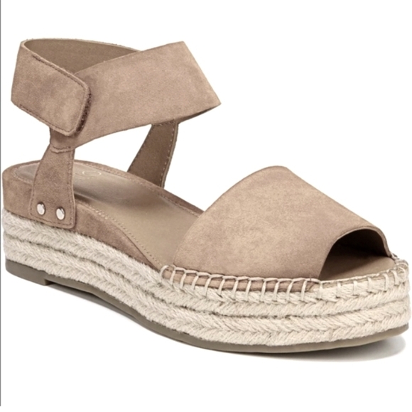 SARTO Women's Tan Espadrille Sandals - Picture 1 of 7